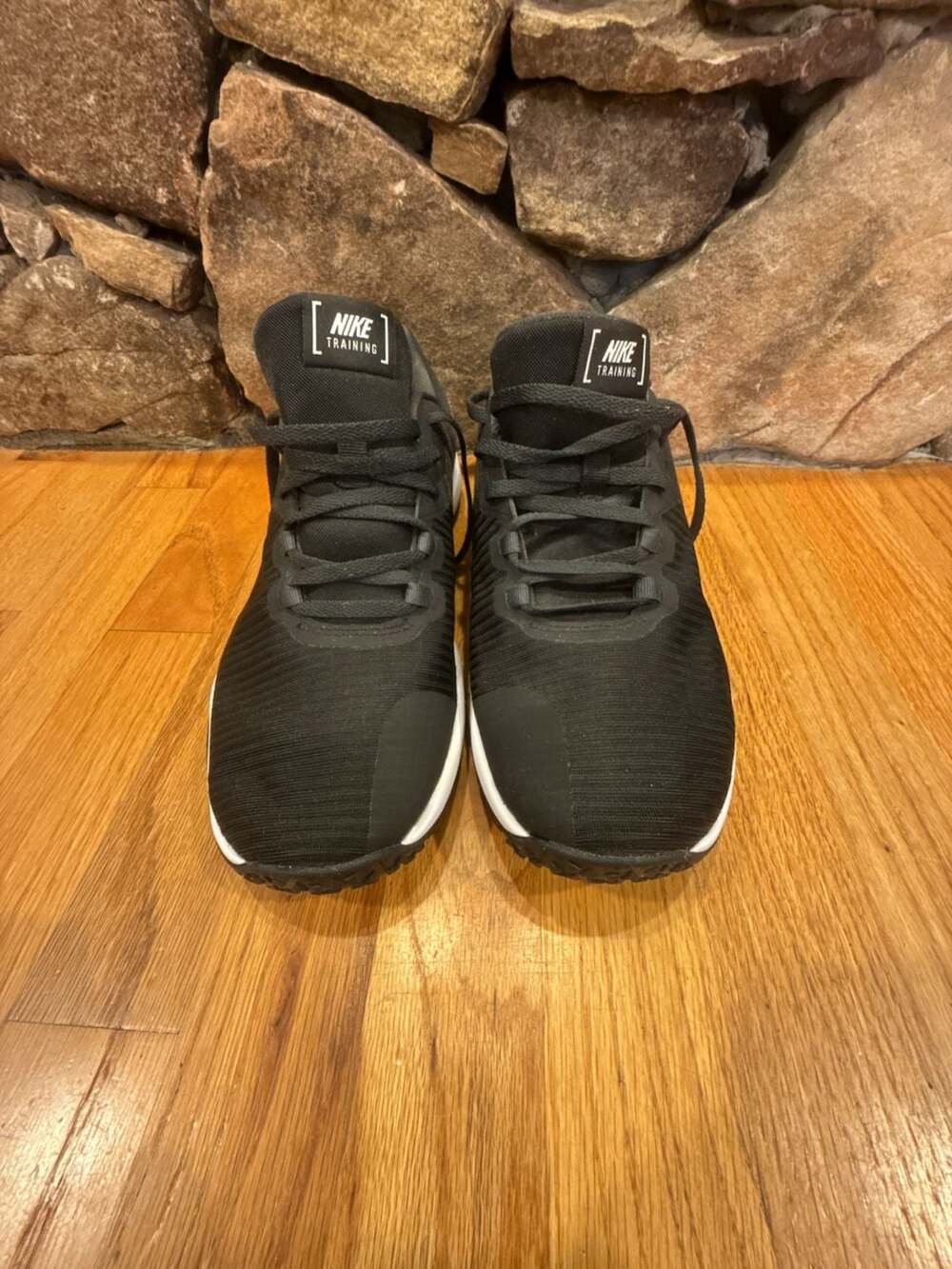 Nike Flex Control 4 Men's Workout Shoes Black White Size 10